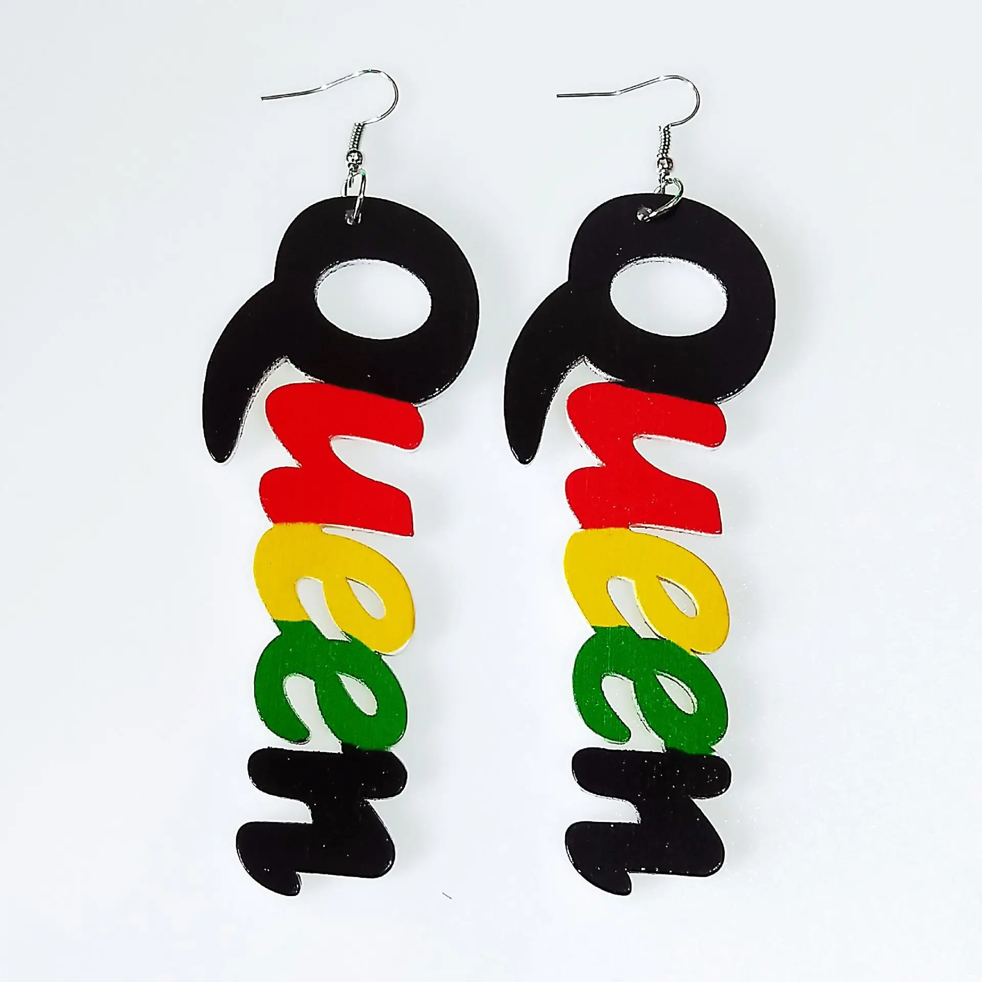 Hipster letter earrings fashion exaggerated human head wooden earrings women's geometric printing earrings
Hipster letter earrings fashion exaggerated human head wooden earrings women's geometric printing earrings