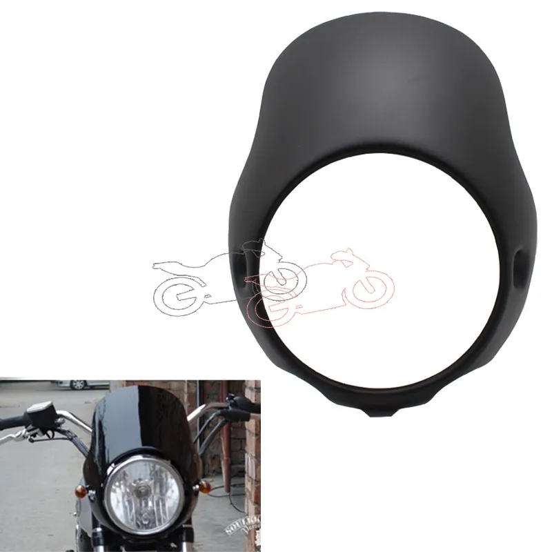 

Headlight Lampshade Fairing Wind Deflector Mask Cowl for Triumph BONNEVILLE T100 T120 SE Thruxton 900 Scrambler Ducati Monster