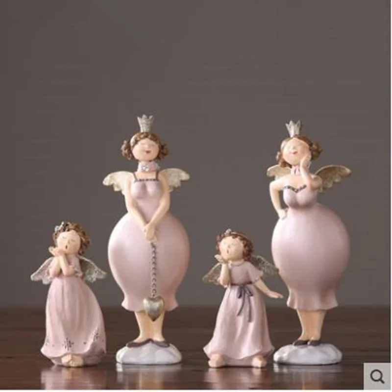 Nordic pink angel girl crafts, creative character statue decoration, home office decoration, birthday gift
Nordic pink angel girl crafts, creative character statue decoration, home office decoration, birthday gift