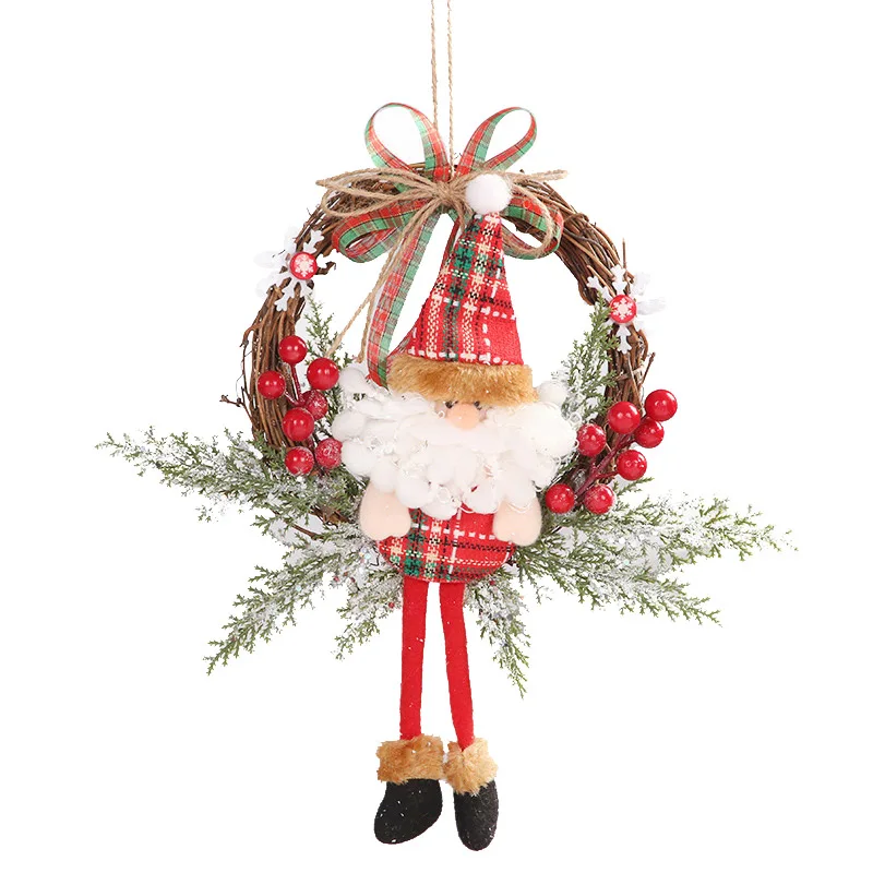 Christmas Ornaments Christmas Wreath Door Hanging Decoration Rattan Ring Courtyard Shopping Mall Hotel Decoration Wreath M
Christmas Ornaments Christmas Wreath Door Hanging Decoration Rattan Ring Courtyard Shopping Mall Hotel Decoration Wreath M
