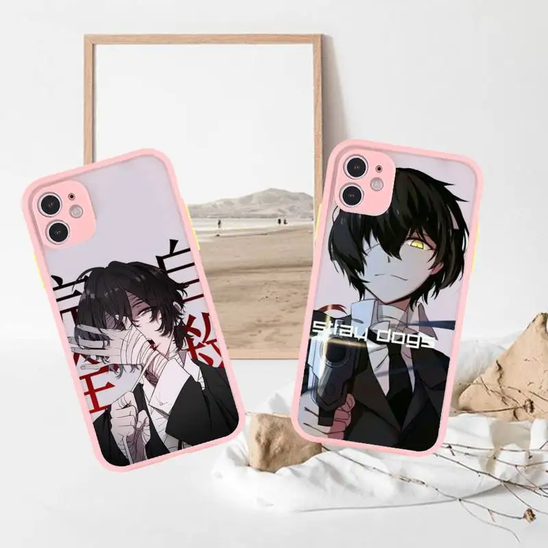 Bungou Stray Dogs Phone Case For iPhone 13 12 11 Mini Pro XR XS Max 7 8 Plus X Matte transparent Pink Back Cover
Bungou Stray Dogs Phone Case For iPhone 13 12 11 Mini Pro XR XS Max 7 8 Plus X Matte transparent Pink Back Cover