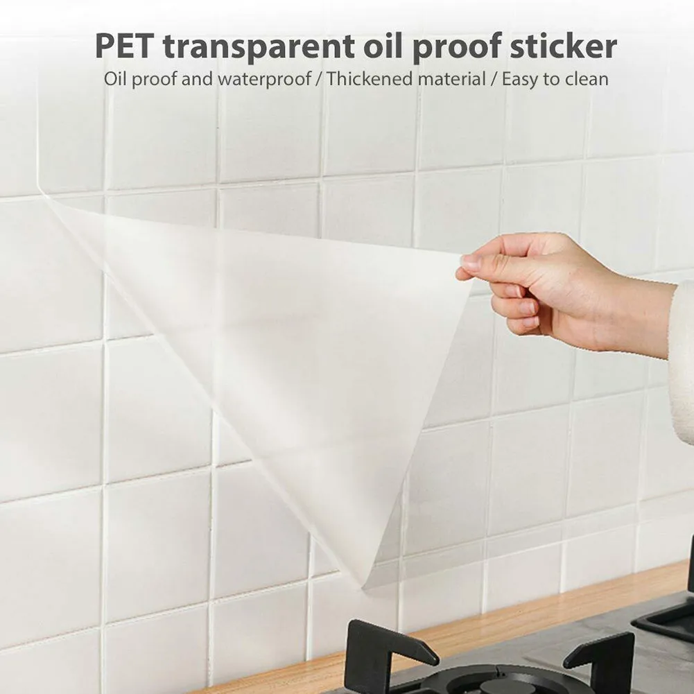 Transparent Kitchen Oil Proof Wall Sticker Clear Glossy Adhesive Film Covering Removable Protective Film Shelf Drawer Liner
Transparent Kitchen Oil Proof Wall Sticker Clear Glossy Adhesive Film Covering Removable Protective Film Shelf Drawer Liner