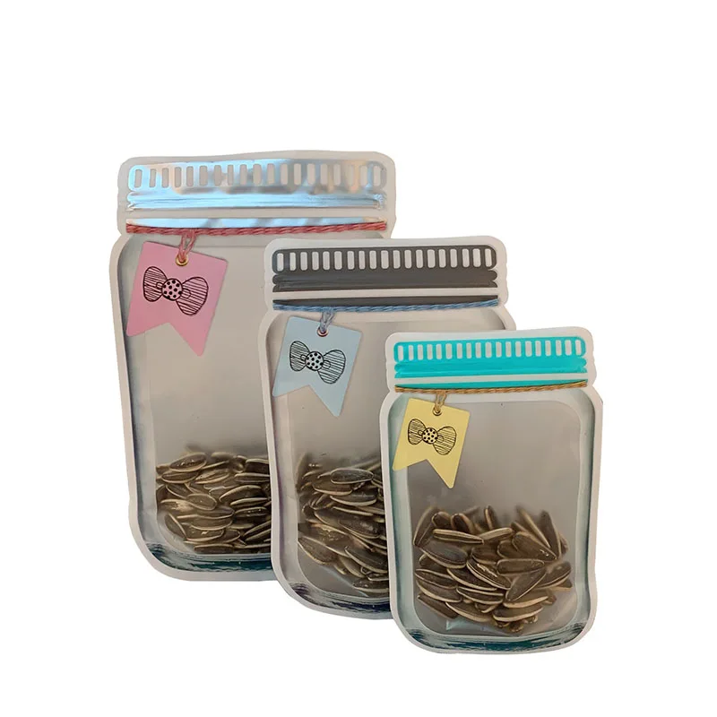 20PCS Bottle Modeling Sealed Bag For Small Snacks Packing Bag Frosted Plastic Self Sealing Bag
20PCS Bottle Modeling Sealed Bag For Small Snacks Packing Bag Frosted Plastic Self Sealing Bag