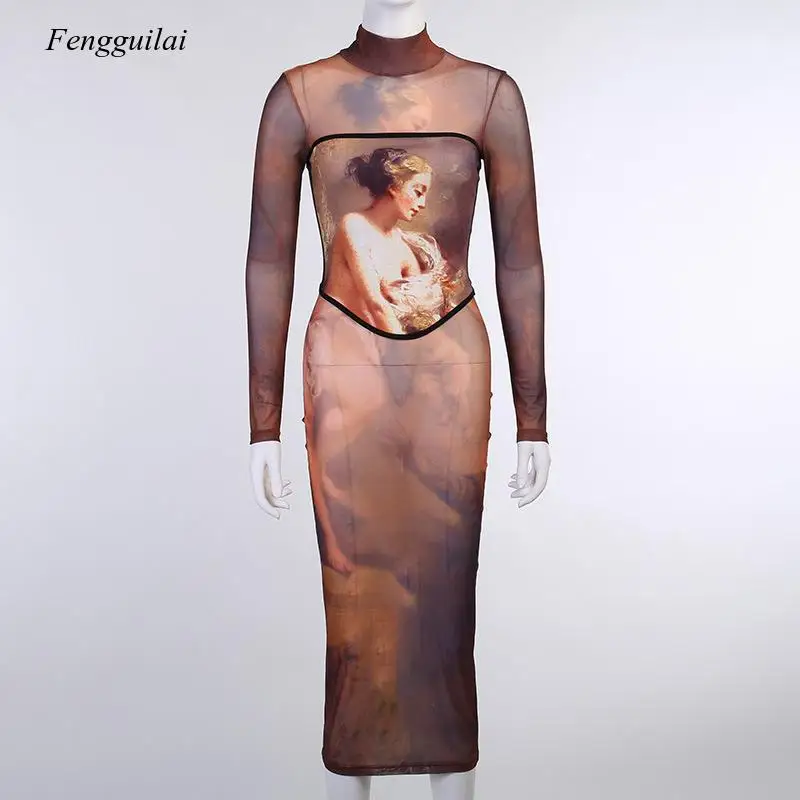 Women Fashion Autumn Winter Long Sleeve Printed Slim Pencil Long Dress 2021 Fall Clothes Street Wear
Women Fashion Autumn Winter Long Sleeve Printed Slim Pencil Long Dress 2021 Fall Clothes Street Wear