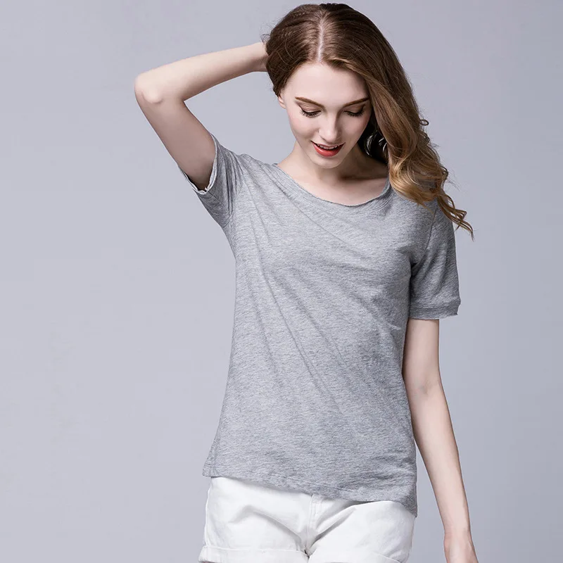 NEW High-quality classic summer soft women's casual short-sleeved breathable T-shirt
NEW High-quality classic summer soft women's casual short-sleeved breathable T-shirt