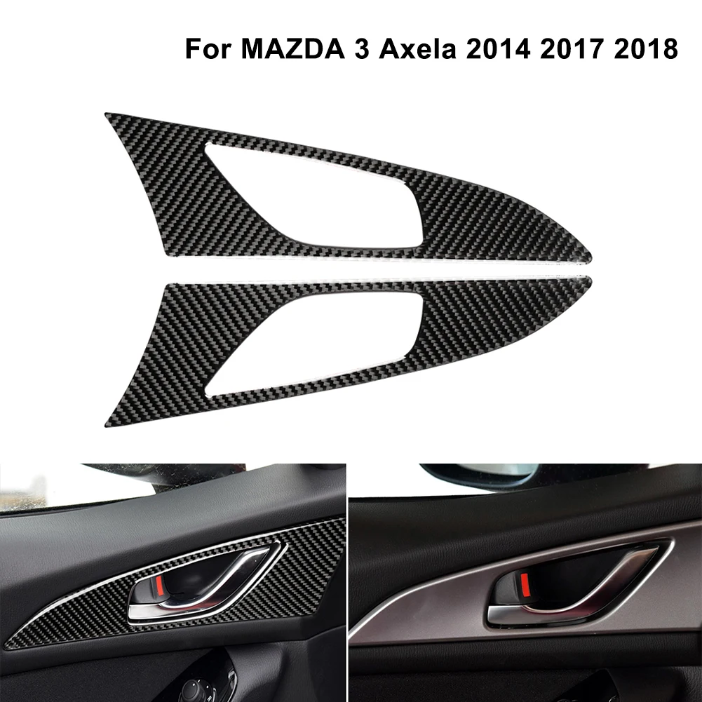 Car Interior Inner Door Handle Bowl Trim Panel Cover Sticker Decorative Sticker Carbon Fiber Panel for Mazda 3 Axela 2014 2017
Car Interior Inner Door Handle Bowl Trim Panel Cover Sticker Decorative Sticker Carbon Fiber Panel for Mazda 3 Axela 2014 2017