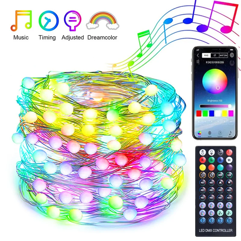 New Year's Garland Christmas Tree Decor Bluetooth Led String Lights Usb Smart Lamp Navidad Noel 2021 Christmas Home Decoration
New Year's Garland Christmas Tree Decor Bluetooth Led String Lights Usb Smart Lamp Navidad Noel 2021 Christmas Home Decoration