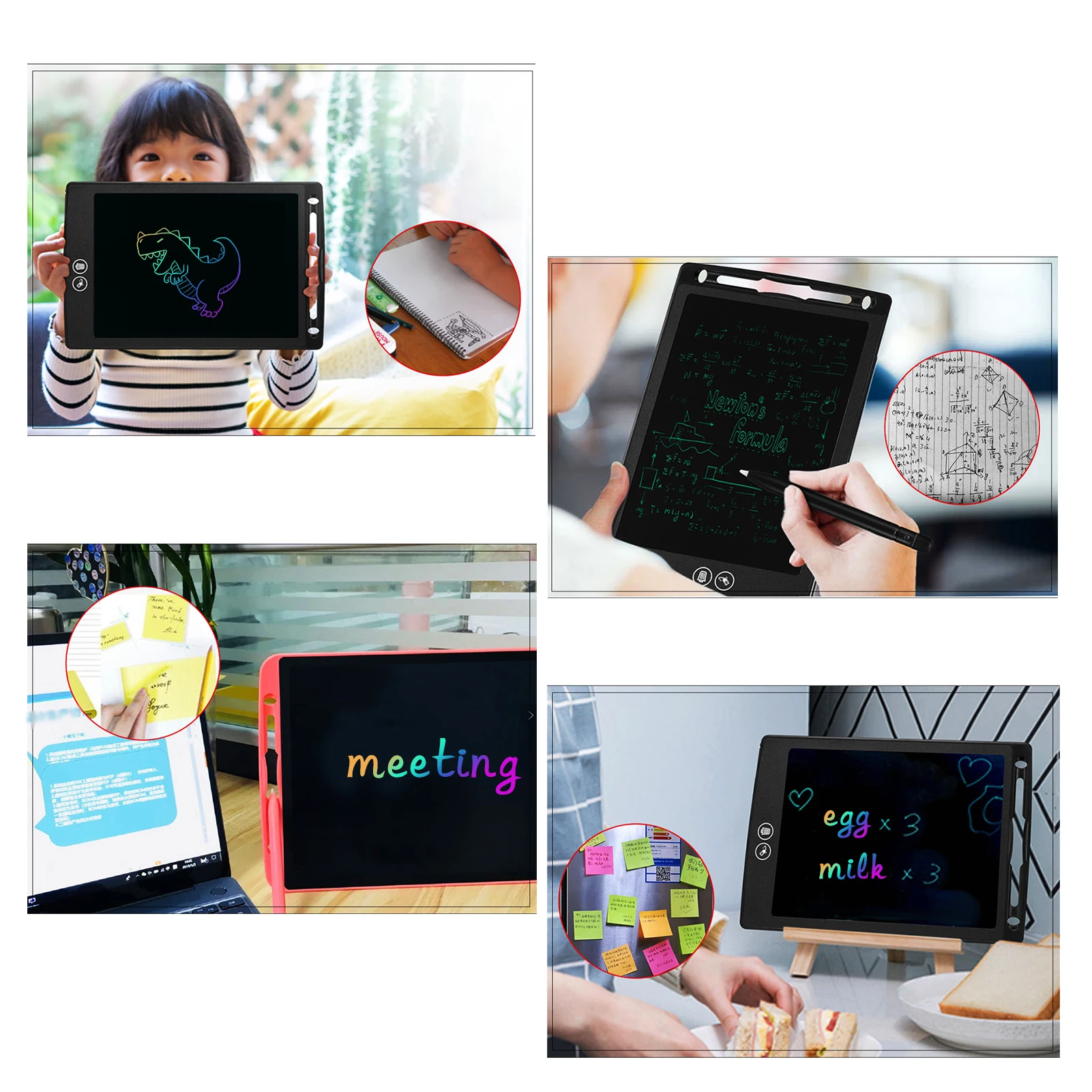 LCD Writing Tablet 8.5 Inch Doodle Drawing Pad Handwriting Multiple Colorful Board Magnetic Stylus Educational and Learning Toy
LCD Writing Tablet 8.5 Inch Doodle Drawing Pad Handwriting Multiple Colorful Board Magnetic Stylus Educational and Learning Toy