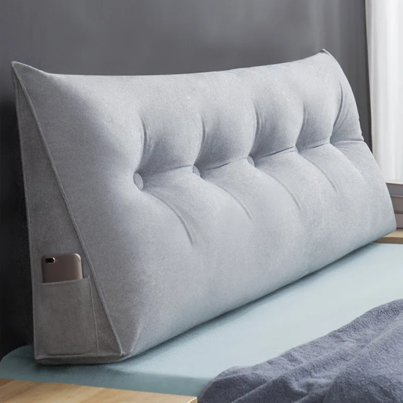 

Новая декоративная подушка Homr для кровати, большая подушка для спины, поясницы со съемными подушками, стирающаяся, простота спальни, соврем...