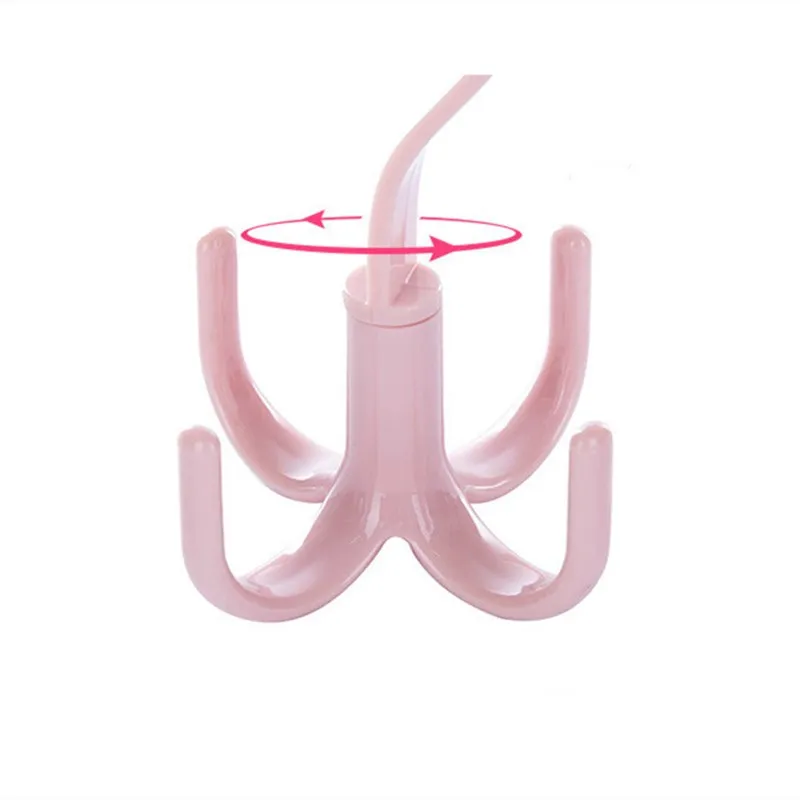 4-claw Multi-purpose Hanger Rotatable Hook Hanger Tie Scarf Scarf Coat Rack Plastic Hook Shoe Rack 
4-claw Multi-purpose Hanger Rotatable Hook Hanger Tie Scarf Scarf Coat Rack Plastic Hook Shoe Rack