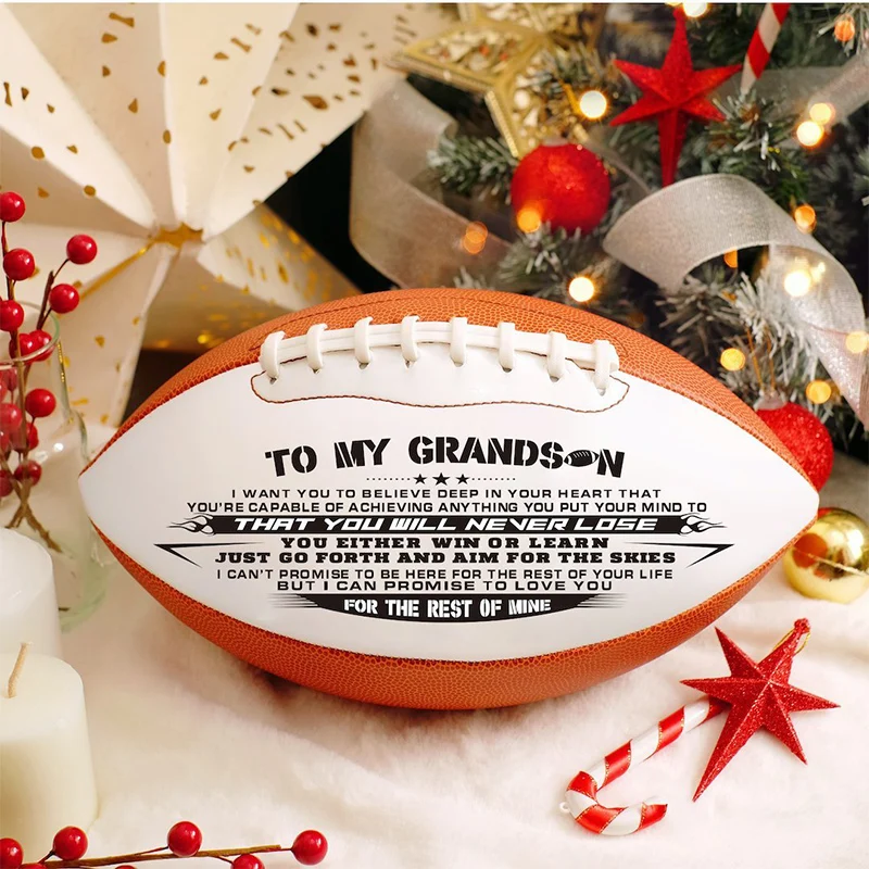 

Размер 6 американский футбольный мяч для регби праздничные подарки для детей надпись Спорт матч стандартная тренировка уличный футбол