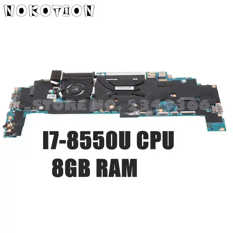 NOKOTION 01YN204 01YN230 17800-1 448.0CX05.0011 For Lenovo ThinkPad X1 Yoga 3rd Gen PC Motherboard I7-8550U CPU 8G RAM
NOKOTION 01YN204 01YN230 17800-1 448.0CX05.0011 For Lenovo ThinkPad X1 Yoga 3rd Gen PC Motherboard I7-8550U CPU 8G RAM