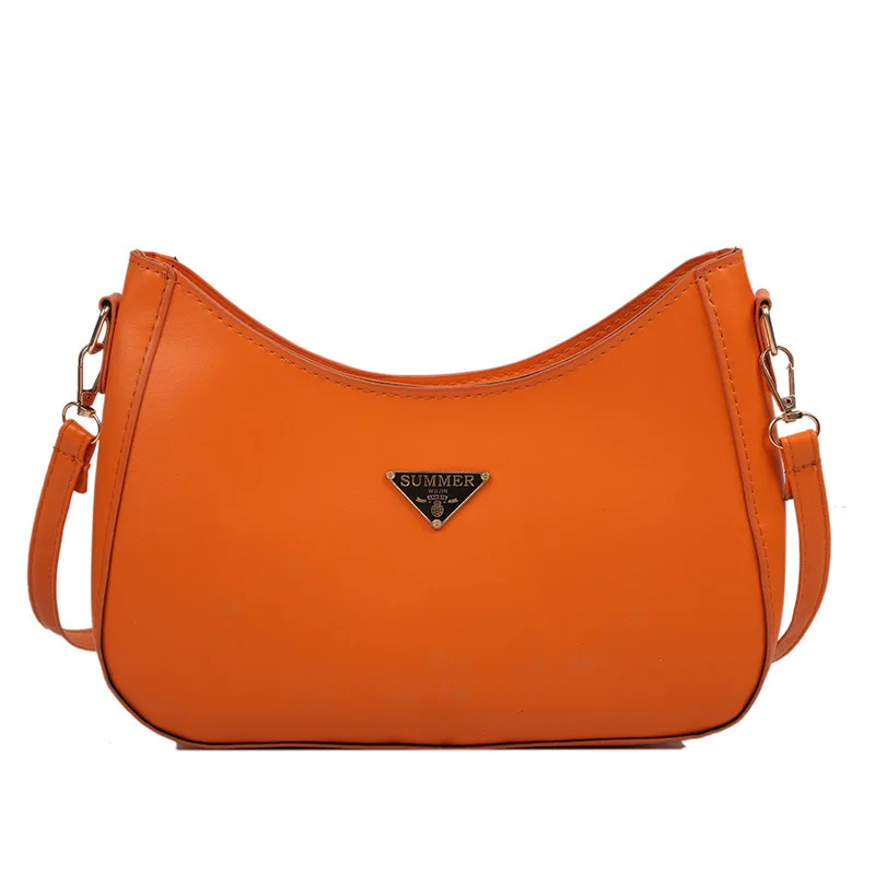 Simple Solid Color Texture Underarm Baguette Bag Stylish Popular One Shoulder Bag Candy Color Handbag
Simple Solid Color Texture Underarm Baguette Bag Stylish Popular One Shoulder Bag Candy Color Handbag