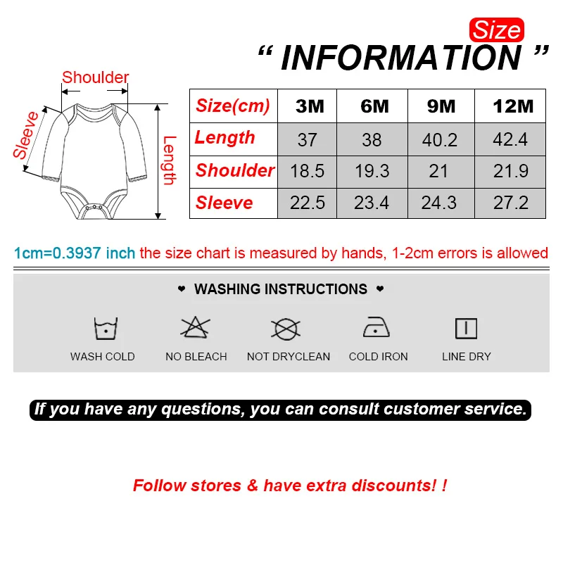 baby girl clothes Newborn rompers jumpsuits full sleeve cotton baby boy clothing infant toddler sets roupas de bebe clothes baby
baby girl clothes Newborn rompers jumpsuits full sleeve cotton baby boy clothing infant toddler sets roupas de bebe clothes baby