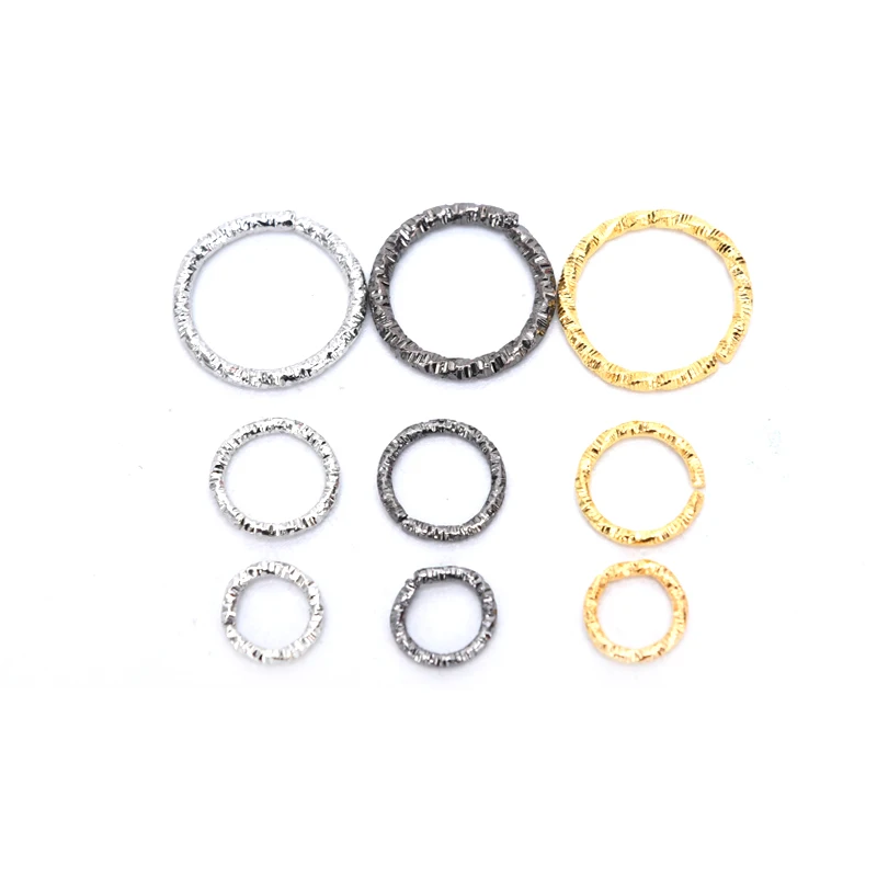 50/100Pcs Round Embossing Jump Rings Silver/Gold Color 8/10/15mm Connector DIY Jewelry Making Craft Findings Supplies
50/100Pcs Round Embossing Jump Rings Silver/Gold Color 8/10/15mm Connector DIY Jewelry Making Craft Findings Supplies