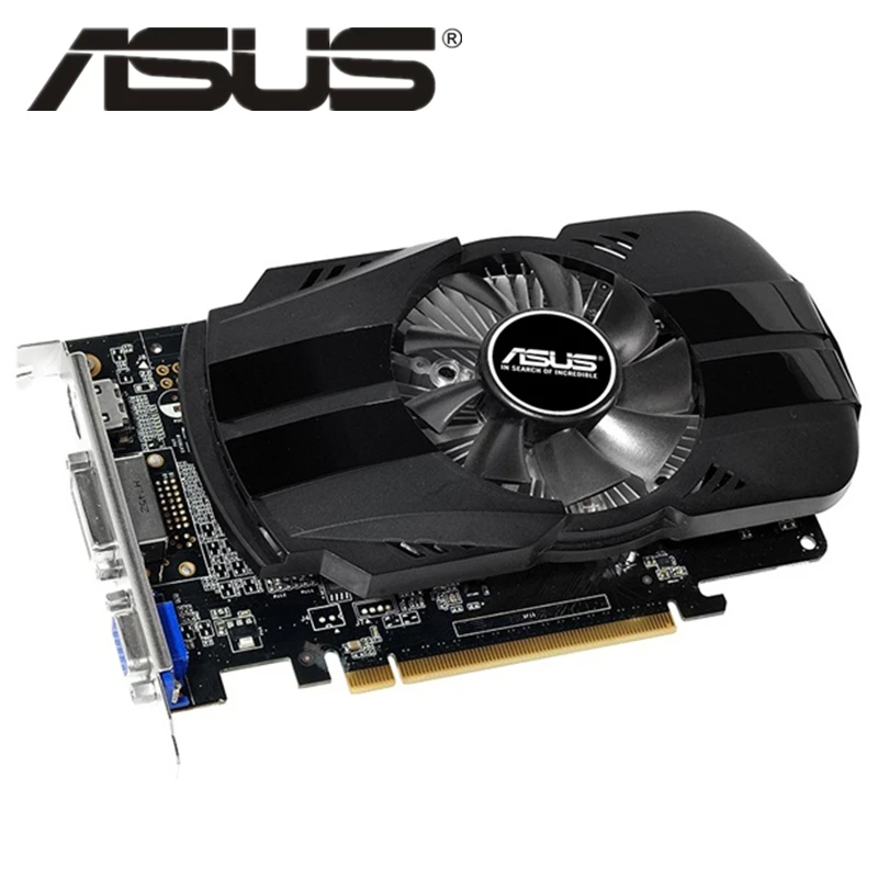 Видеокарта ASUS GTX 750 Ti 2 Гб GPU Nvidia GTX750 750Ti компьютерный экран игровая настольная