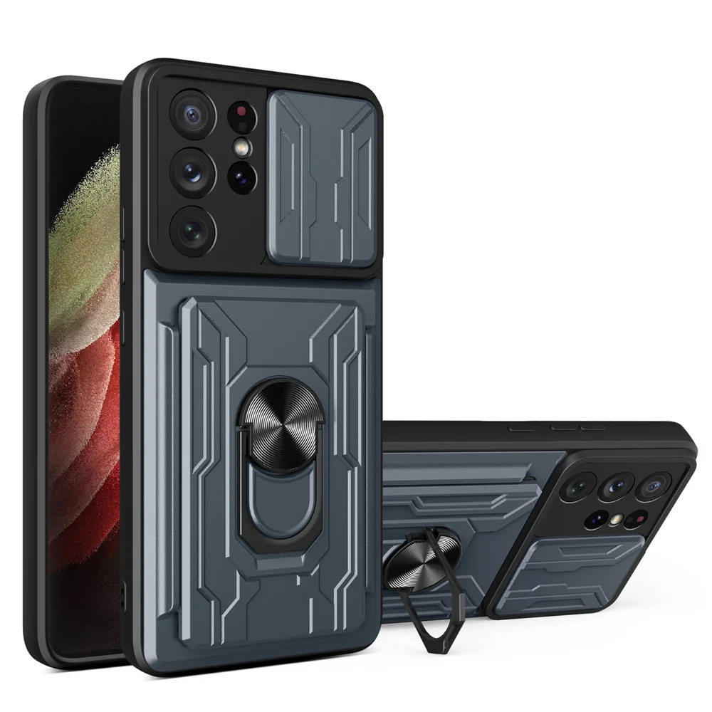 Shockproof Armor Phone Case For Samsung Galaxy A13 A32 A73 A52 A72 A22 A12 A53 A33 M12 M32 With Card Slot Len Push Window Cover
Shockproof Armor Phone Case For Samsung Galaxy A13 A32 A73 A52 A72 A22 A12 A53 A33 M12 M32 With Card Slot Len Push Window Cover
