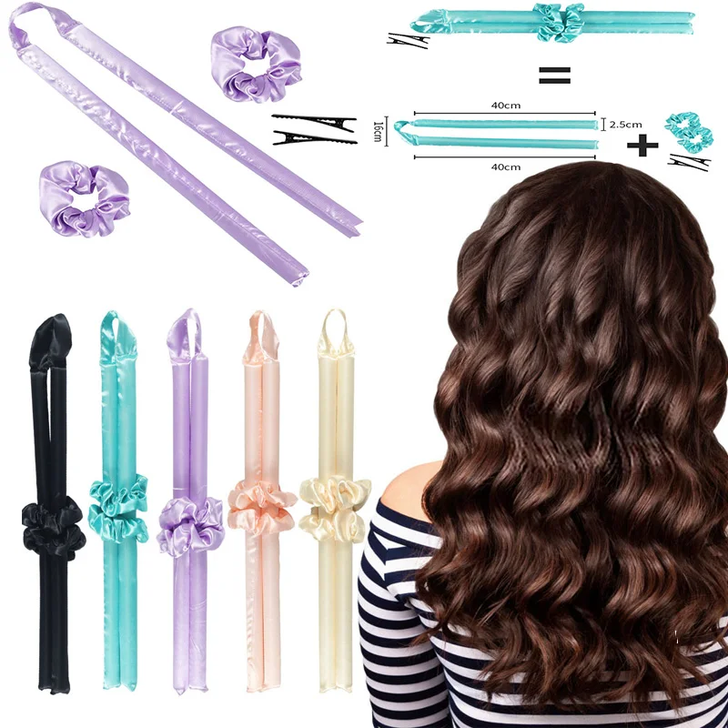 Curly Hair Products Soft Roller Hair Curler No Heat Headband Lazy Curler Heatless Hair Curling Ribbon Hair Tool boucleur cheveux 
Curly Hair Products Soft Roller Hair Curler No Heat Headband Lazy Curler Heatless Hair Curling Ribbon Hair Tool boucleur cheveux