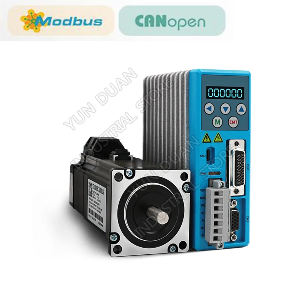 Digital display 2.2Nm Nema23 57mm 2Ph DC Hybird Closed Loop Stepper Motor Driver Encoder Modbus CANopen RS485 RJ45 Easy Servo
Digital display 2.2Nm Nema23 57mm 2Ph DC Hybird Closed Loop Stepper Motor Driver Encoder Modbus CANopen RS485 RJ45 Easy Servo