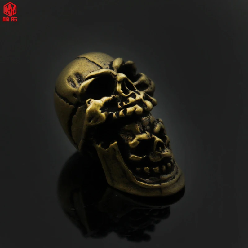 EDC латунь Ножи шариков с двумя череп в виде черепа, инструмент для использования на природе аксессуары бусы на веревочке 1 шт. 
EDC латунь Ножи шариков с двумя череп в виде черепа, инструмент для использования на природе аксессуары бусы на веревочке 1 шт.