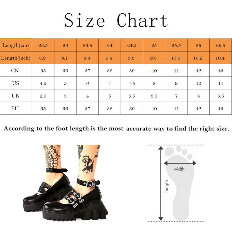Buckle Straps Platform Round Toe Women Pumps Punk Shoes Women Shoes On Sale Plus Size 43 Leather Shoes Trendy Gothic Style Cool
Buckle Straps Platform Round Toe Women Pumps Punk Shoes Women Shoes On Sale Plus Size 43 Leather Shoes Trendy Gothic Style Cool