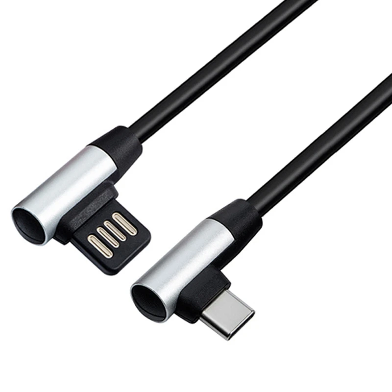 Double elbow Type-C data cable 90 degree C male to A male usb2.0 charging cable 3A fast charging cable mobile phone data cable
Double elbow Type-C data cable 90 degree C male to A male usb2.0 charging cable 3A fast charging cable mobile phone data cable