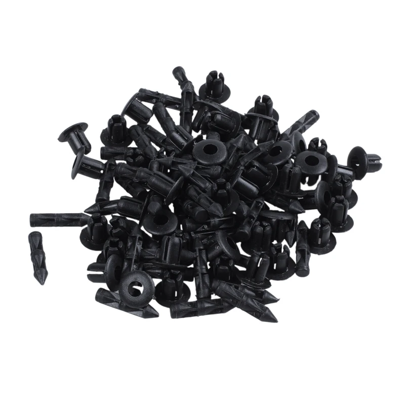 50x Plastic Rivet Bike Fairing Trim Panel Fastener Clips 6mm For Honda Yamaha Black
50x Plastic Rivet Bike Fairing Trim Panel Fastener Clips 6mm For Honda Yamaha Black