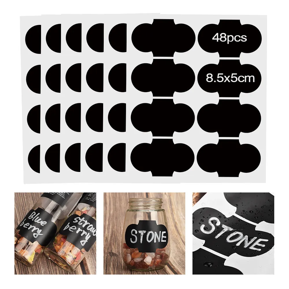 48pcs Kitchen Spices Stickers for Storage Bottles Jar Jam Labels Jars Stickers Waterproof Spice Sticker Blackboard Label Tags
48pcs Kitchen Spices Stickers for Storage Bottles Jar Jam Labels Jars Stickers Waterproof Spice Sticker Blackboard Label Tags