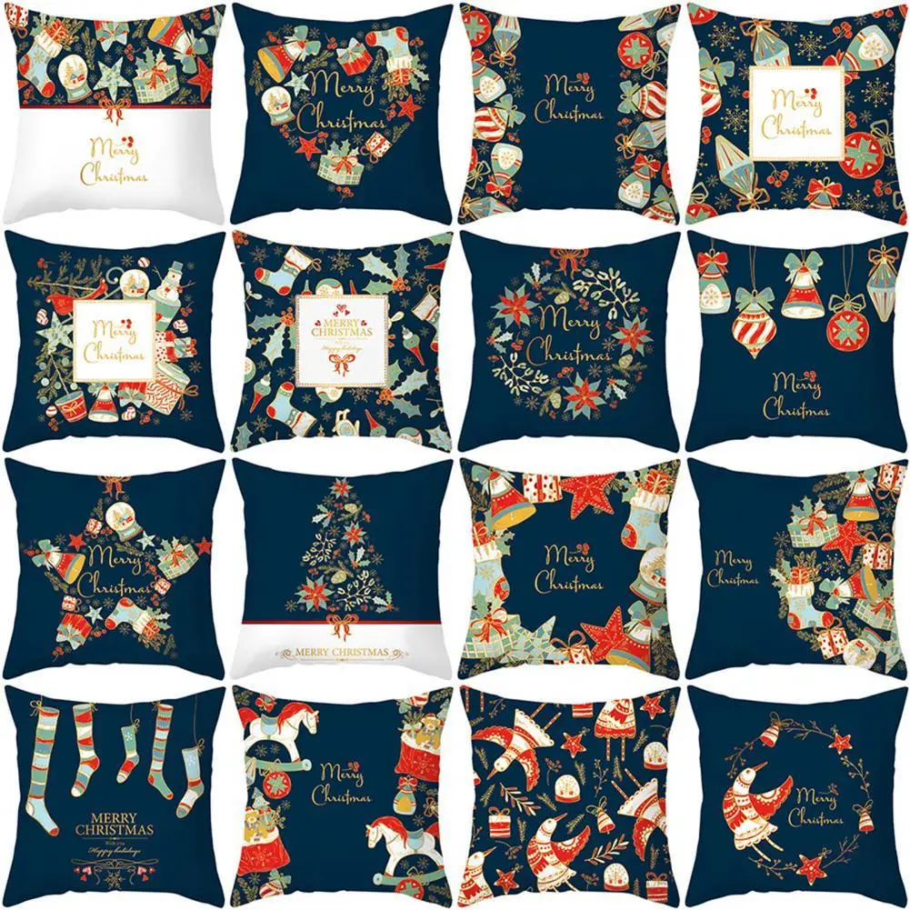 Multi Styles Delicate Farmhouse Xmas Sofa Couch Pillow Case Long Lasting Pillow Slipcover Soft Texture for Living Room
Multi Styles Delicate Farmhouse Xmas Sofa Couch Pillow Case Long Lasting Pillow Slipcover Soft Texture for Living Room