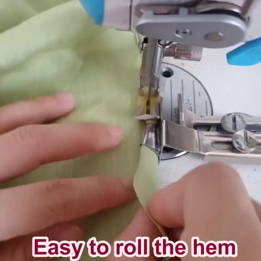 6 Sizes Sewing Foot Presser Rolled Hem Feet Selvage Crimping Presser Multi-functional Household Sewing Machine Accessories
6 Sizes Sewing Foot Presser Rolled Hem Feet Selvage Crimping Presser Multi-functional Household Sewing Machine Accessories