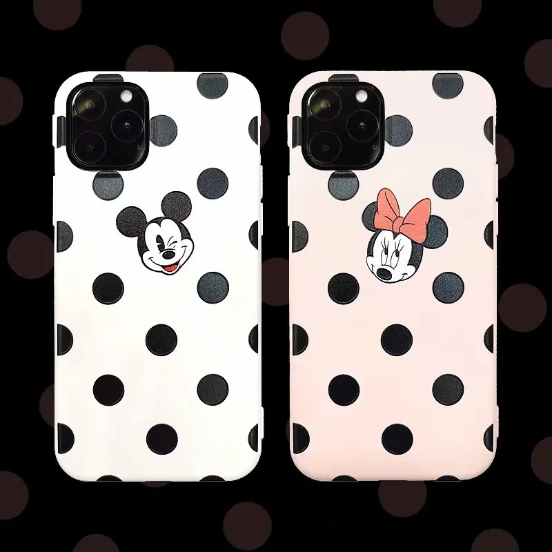 Роскошный милый мягкий чехол Disneys для iPhone 6 6S 7 8 Plus X XS Max XR силиконовый 11 Pro с