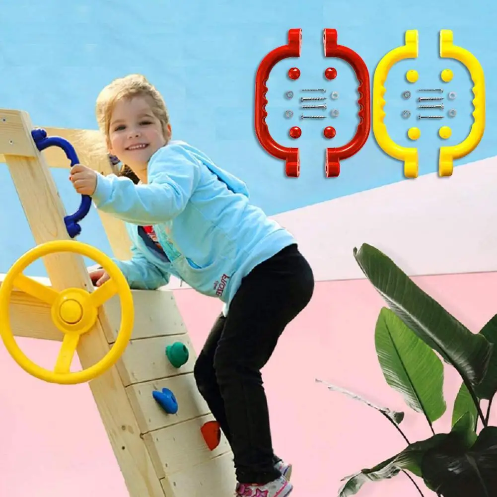 1 Pair Kids Playground Nonslip Safety Grab Handles Children Hardware Swing Frame Anti Kits Toy Slip Support Mounting Climbi H4P4
1 Pair Kids Playground Nonslip Safety Grab Handles Children Hardware Swing Frame Anti Kits Toy Slip Support Mounting Climbi H4P4