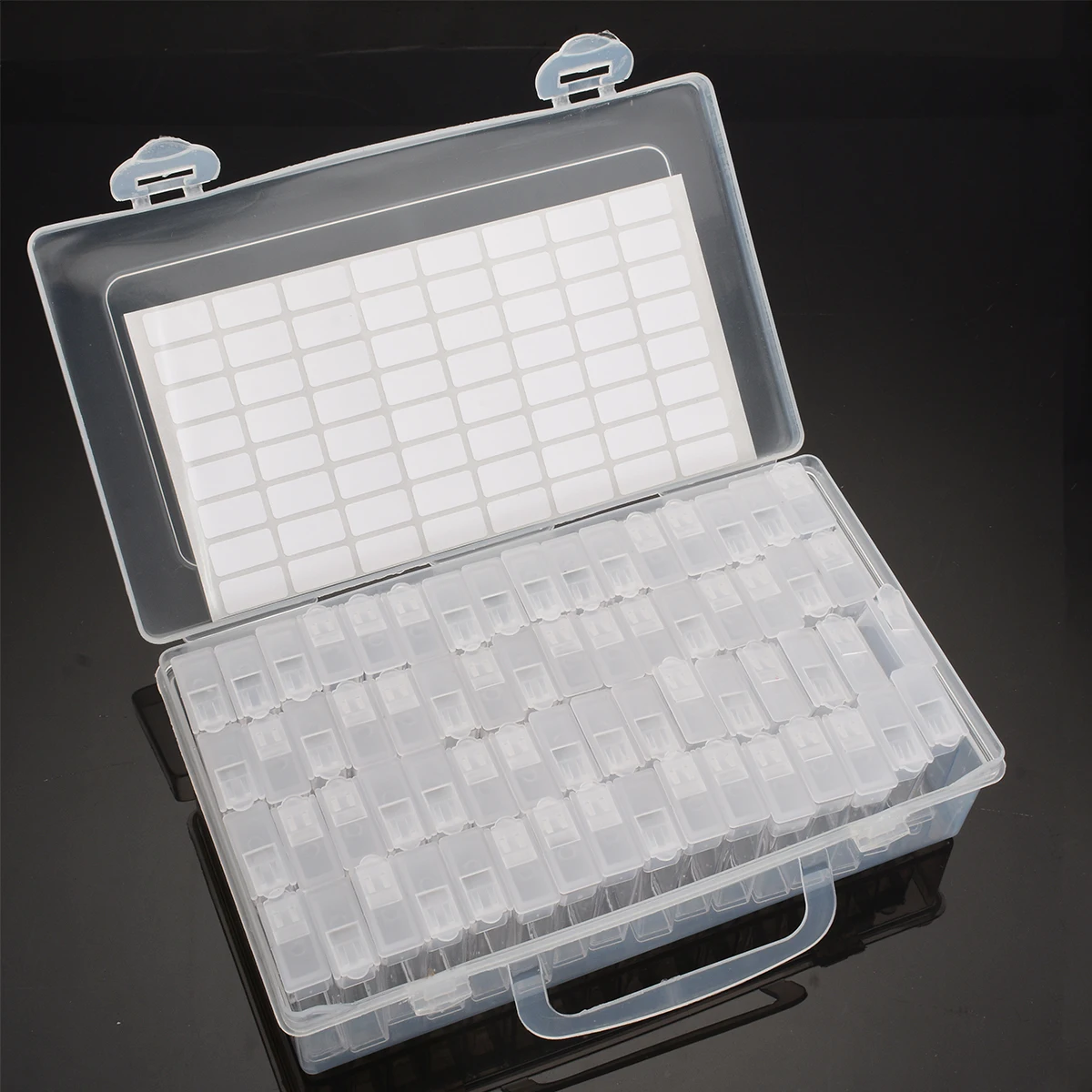 Transparent Home Diamond Painting Accessory Box 64 Slots Lattice Storage Box Hardware Mini Rivet Nail Parts Case Container
Transparent Home Diamond Painting Accessory Box 64 Slots Lattice Storage Box Hardware Mini Rivet Nail Parts Case Container