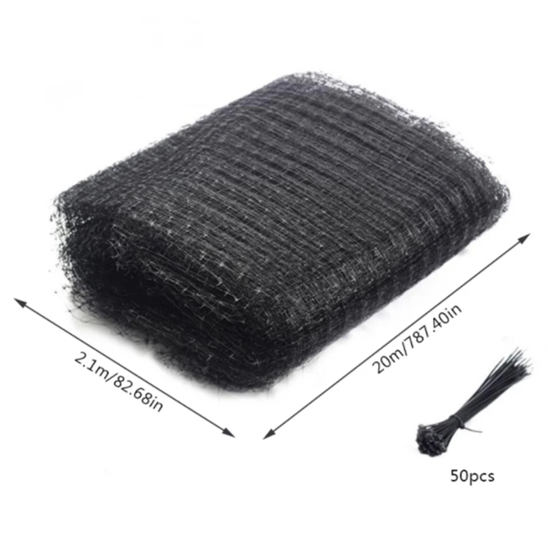 20x2.1m Anti Bird Catcher Netting Net Bird-Preventing Traps Crops Fruit Tree Flower Garden Mesh Protect
20x2.1m Anti Bird Catcher Netting Net Bird-Preventing Traps Crops Fruit Tree Flower Garden Mesh Protect