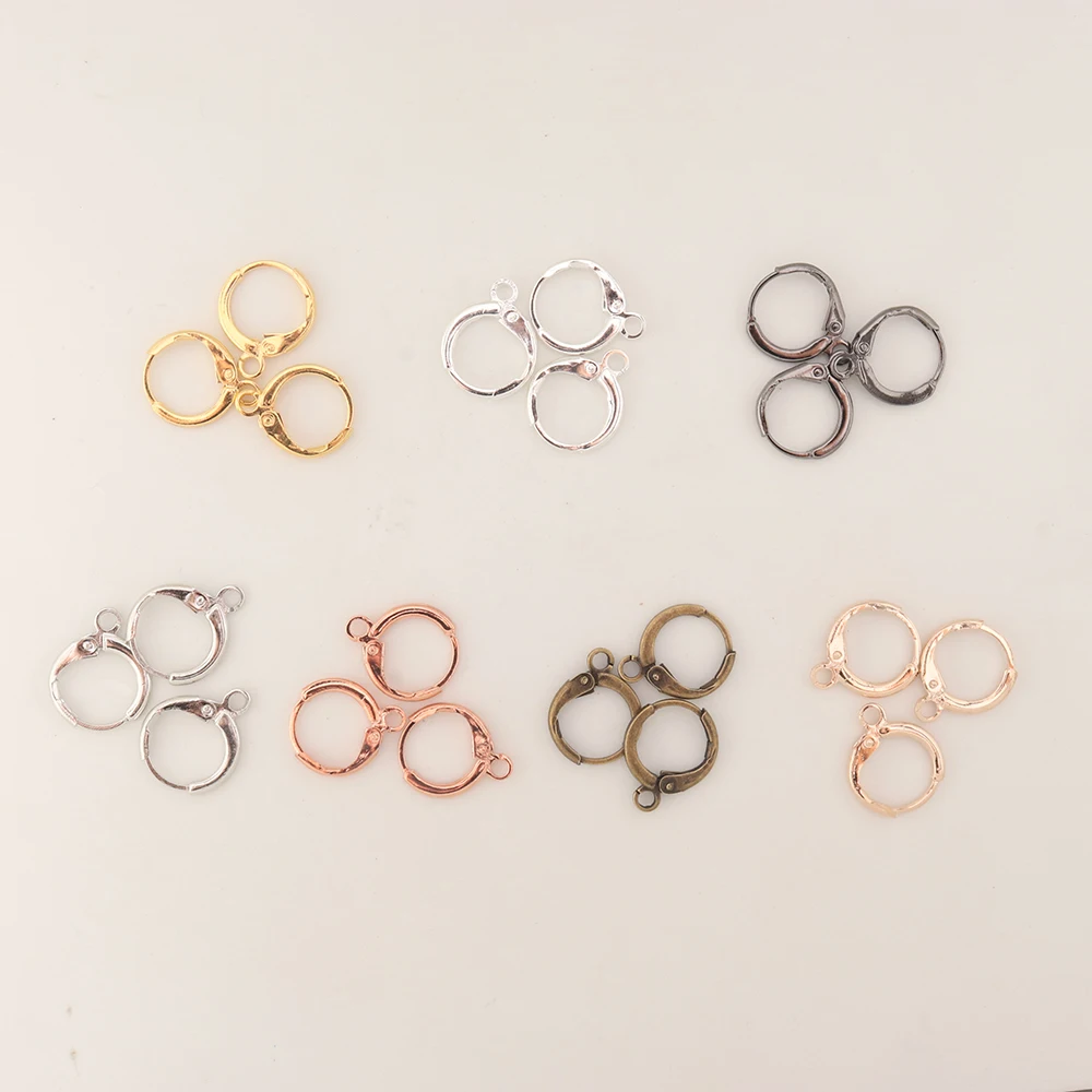 20pcs/lot 14*12mm Gold French Lever Earrings Hooks Wire Settings Base Hoops Earrings DIY Jewelry Making Supplies
20pcs/lot 14*12mm Gold French Lever Earrings Hooks Wire Settings Base Hoops Earrings DIY Jewelry Making Supplies