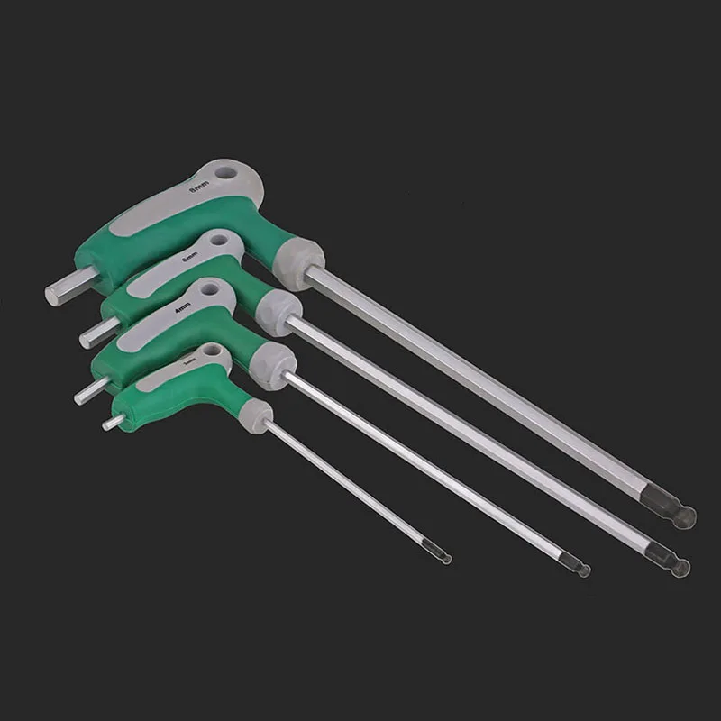 1PCS Ball Ended Hex Allen Key Spanners Plastic T-Handle Keys Wrench 2/3/4/5/6/8/10mm
1PCS Ball Ended Hex Allen Key Spanners Plastic T-Handle Keys Wrench 2/3/4/5/6/8/10mm