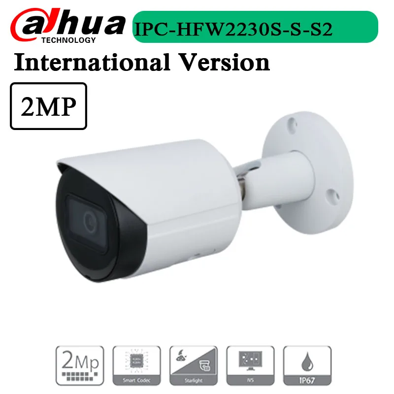 Бесплатная доставка 2MP Lite ИК с фиксированным фокусным расстоянием пуля сети Камера IPC-HFW2230S-S-S2
Бесплатная доставка 2MP Lite ИК с фиксированным фокусным расстоянием пуля сети Камера IPC-HFW2230S-S-S2