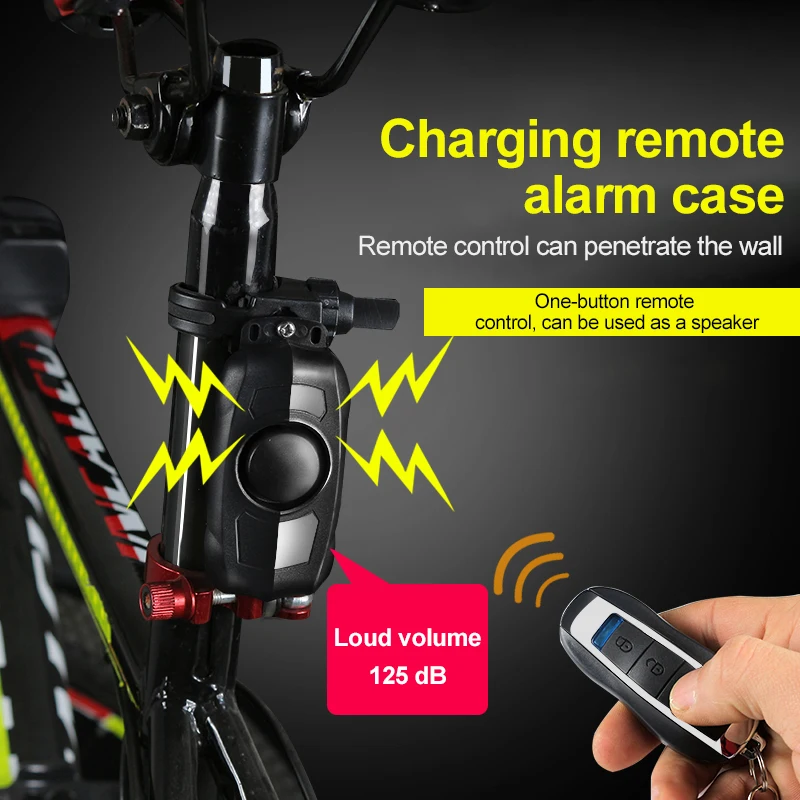 150dB Anti-Theft Wireless Vibration Motorcycle Bicycle Security Bike Alarm Tool IP55 Anti-Theft Alarm With Remote Control
150dB Anti-Theft Wireless Vibration Motorcycle Bicycle Security Bike Alarm Tool IP55 Anti-Theft Alarm With Remote Control
