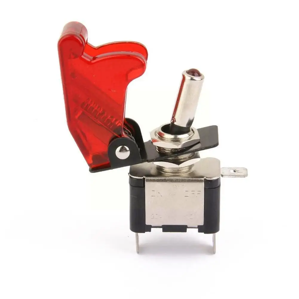 125v 10a Brand New And High Quality Durable Illuminated Red Missile Led Toggle Light Metal Lever Switch Car Switch Cover Da Z9Q1
125v 10a Brand New And High Quality Durable Illuminated Red Missile Led Toggle Light Metal Lever Switch Car Switch Cover Da Z9Q1