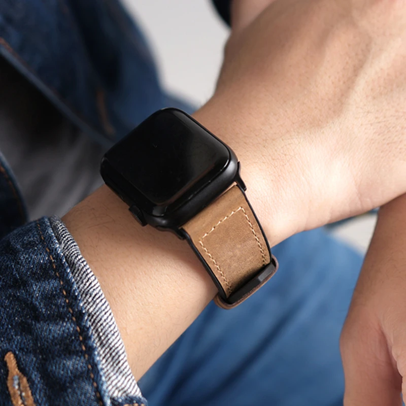 Strap For Apple Watch Series 7 Band 45mm 41mm Genuine Leather With Silicone Watchbands For iWatch SE 6 5 4 3 44mm 40mm 42mm 38mm
Strap For Apple Watch Series 7 Band 45mm 41mm Genuine Leather With Silicone Watchbands For iWatch SE 6 5 4 3 44mm 40mm 42mm 38mm