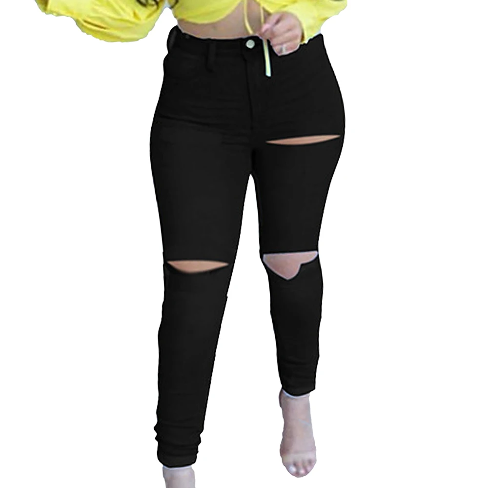 VICABO Solid Distressed Women Jeans Skinny Zipper Slim Pencil Pants Hole Ripped Female Denim Long Pants High Waisted Jeans
VICABO Solid Distressed Women Jeans Skinny Zipper Slim Pencil Pants Hole Ripped Female Denim Long Pants High Waisted Jeans
