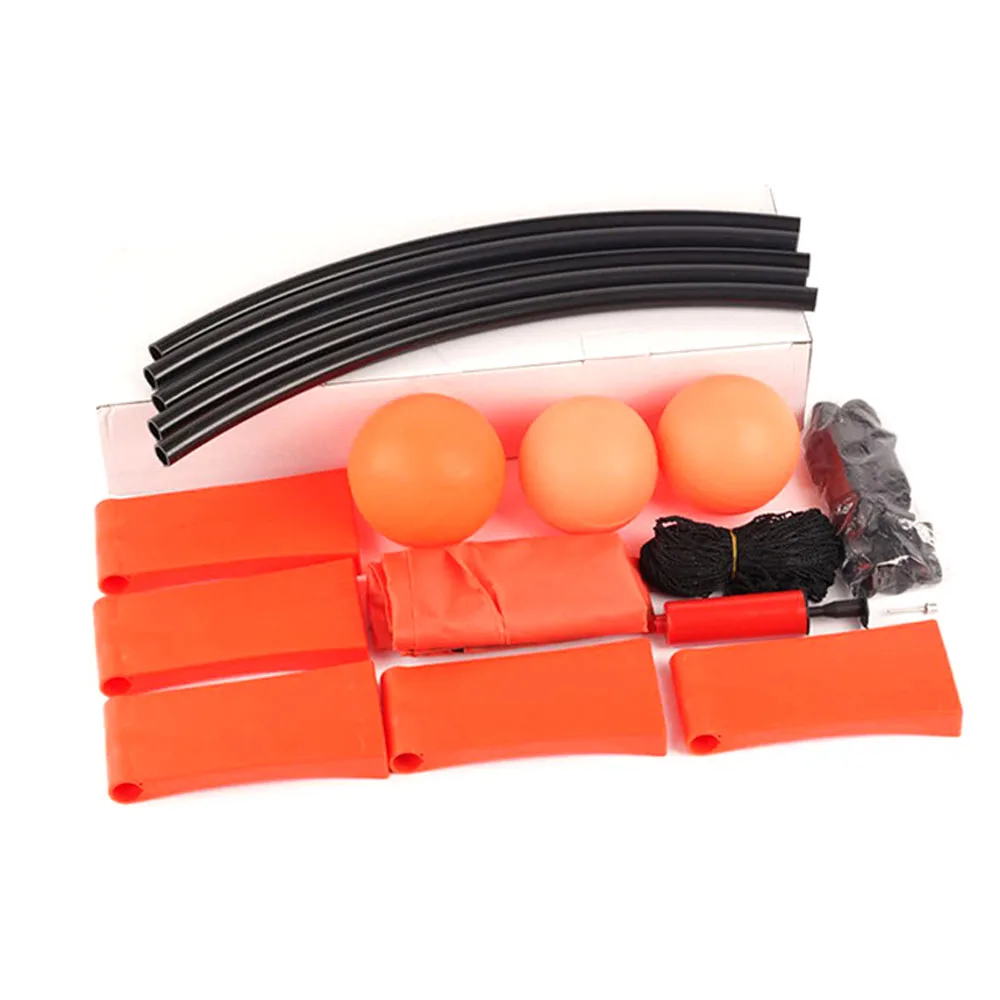 Mini Beach Volleyball PVC ball Game Set Outdoor Team Sports with 3 Balls Air Pump for Beach Lawn Backyard Tailgate 
Mini Beach Volleyball PVC ball Game Set Outdoor Team Sports with 3 Balls Air Pump for Beach Lawn Backyard Tailgate