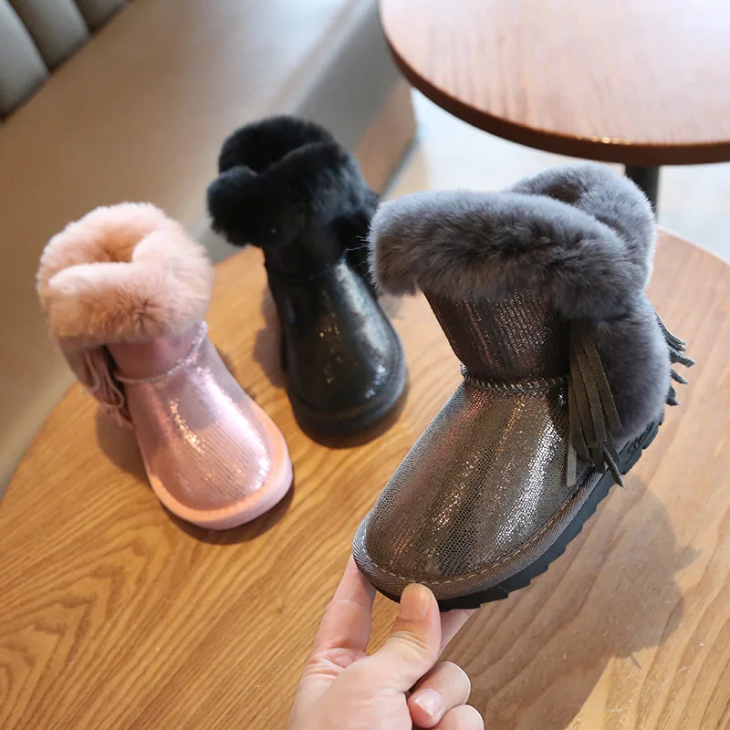 Baby Snow Boots Girls Cotton-Padded Shoes Children's Warm Winter Boots Boy's Cotton Boots Winter Shoes
Baby Snow Boots Girls Cotton-Padded Shoes Children's Warm Winter Boots Boy's Cotton Boots Winter Shoes