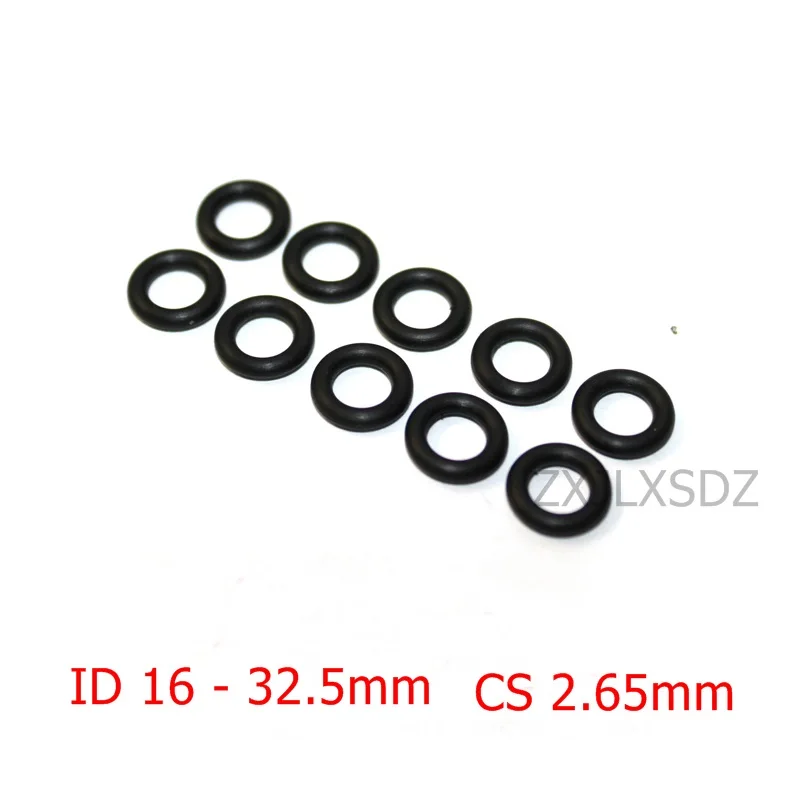 100 PCS Black NBR rubber O ring O-ring Oring Seal Rubber Gaskets CS 2.65mm x ID 17 17.5 18 19 20 22.4 23.6 25.8 28 29 30 32.5mm
100 PCS Black NBR rubber O ring O-ring Oring Seal Rubber Gaskets CS 2.65mm x ID 17 17.5 18 19 20 22.4 23.6 25.8 28 29 30 32.5mm