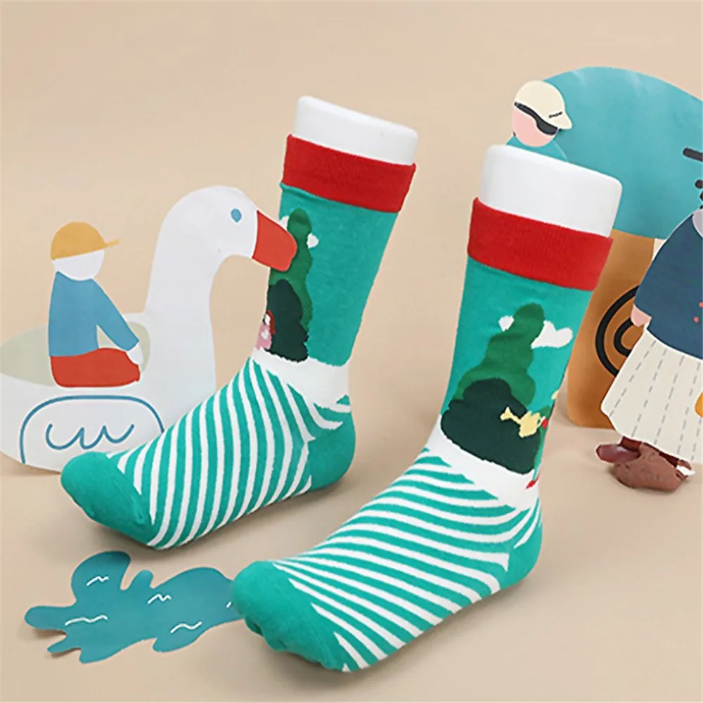 New Fashion Men Women Socks Park Series Illustration Cartoon Combed Cotton Mid Socks Personality Male Socks Sox
New Fashion Men Women Socks Park Series Illustration Cartoon Combed Cotton Mid Socks Personality Male Socks Sox