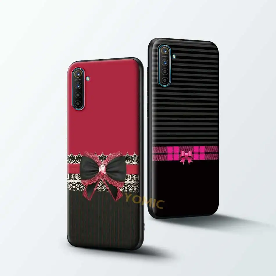 Colorful Bow Pink Case for Realme C3 6 XT 5 7 X50 5 C11 C15 7i Q2 C3i X7 Pro TPU Black Soft Cover Shell Phone Casing Coque
Colorful Bow Pink Case for Realme C3 6 XT 5 7 X50 5 C11 C15 7i Q2 C3i X7 Pro TPU Black Soft Cover Shell Phone Casing Coque