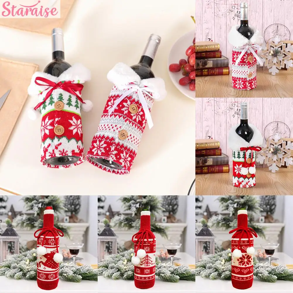 Christmas Snowflake Wine Bottle Set Merry Christmas Decorations For Home Xmas Ornament Navidad 2021 Gift Happy New Year 2022
Christmas Snowflake Wine Bottle Set Merry Christmas Decorations For Home Xmas Ornament Navidad 2021 Gift Happy New Year 2022