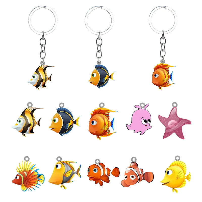 Disney Fingding Nemo Animation Epoxy Resin Keyring Backpack School Bag Gill Crush Anime Pendant Jewelry Keychain Jewelry DIY570
Disney Fingding Nemo Animation Epoxy Resin Keyring Backpack School Bag Gill Crush Anime Pendant Jewelry Keychain Jewelry DIY570
