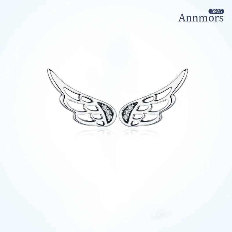 Silver Plating Hypoallergenic Vintage Wings Stud Earrings Hollow Silver Zircon Women Ear Piercing Stud Jewelry Fine Earring
Silver Plating Hypoallergenic Vintage Wings Stud Earrings Hollow Silver Zircon Women Ear Piercing Stud Jewelry Fine Earring