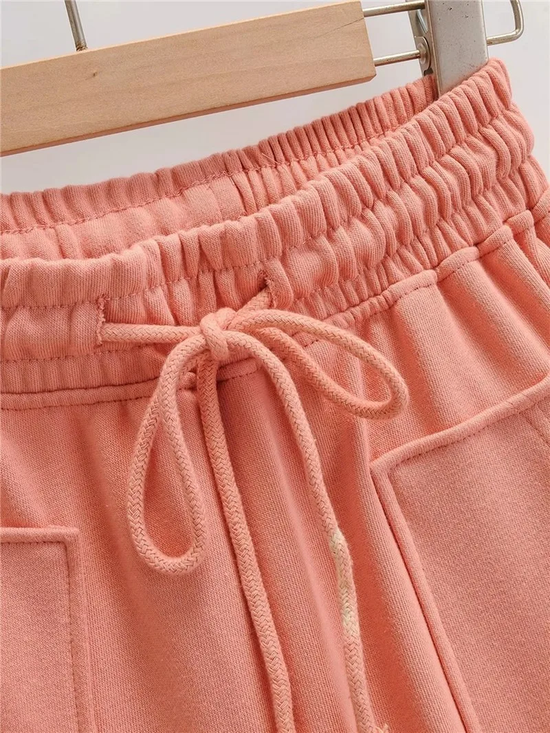 Jogger tracksuit Sweatpants Women Kalenmos Cotton Pants Solid High Waist Joggers Women Lace-up Korean Japan Women Streetwear
Jogger tracksuit Sweatpants Women Kalenmos Cotton Pants Solid High Waist Joggers Women Lace-up Korean Japan Women Streetwear